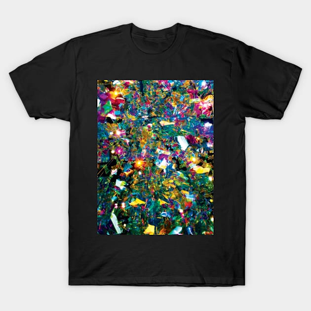 Crystal Pattern, Brilliant Stones, Colorful Gems Crystals Print Gift T-Shirt by Art Like Wow Designs